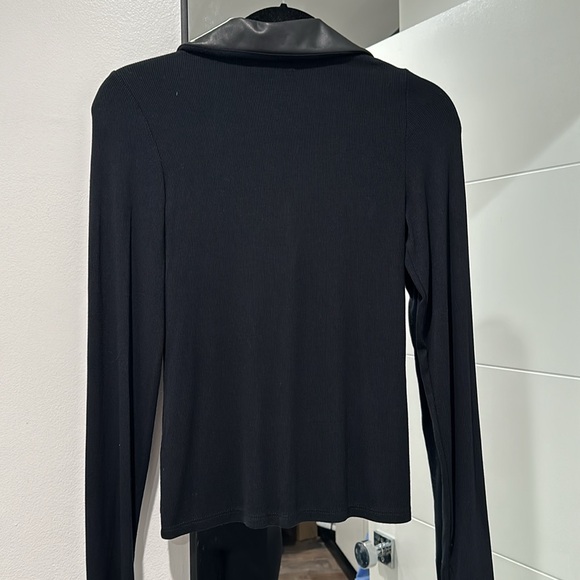 Generation Love top, leather collar and vneckline, excellent condition - Picture 6 of 6